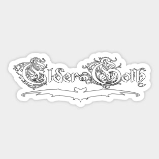 ElderGoth (White) Sticker